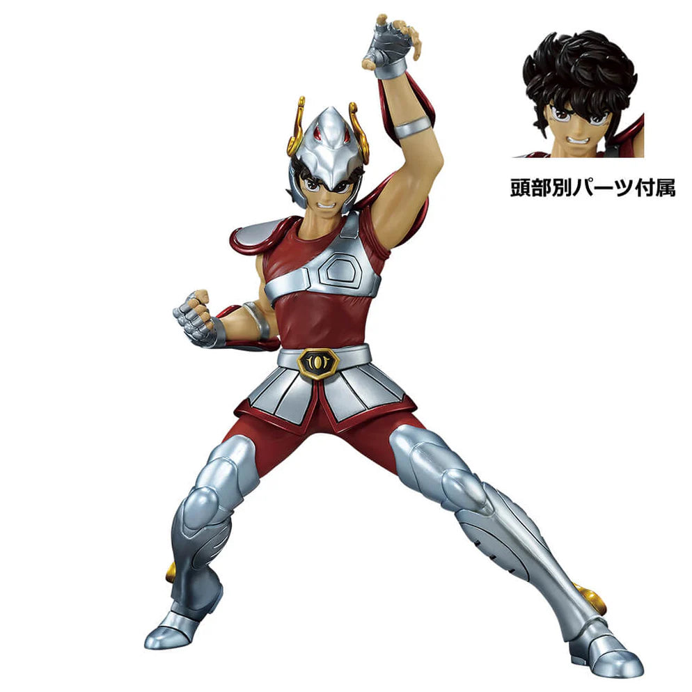 SAINT SEIYA EDICIÓN GOLD SAINT FIGURA PEGASUS SEIYA ICHIBAN KUJI PRICE B PRECINTADA PREVENTA 3-4 SEM.