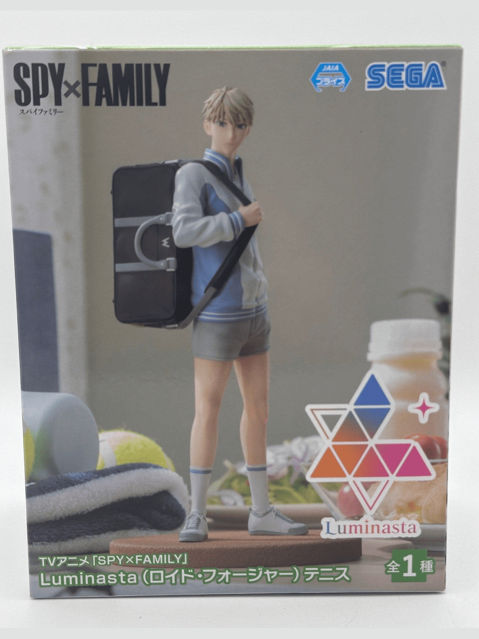 SPY X FAMILY FIGURA SEGA LUMINASTA LOID FORGER TENNIS MUY BUEN ESTADO