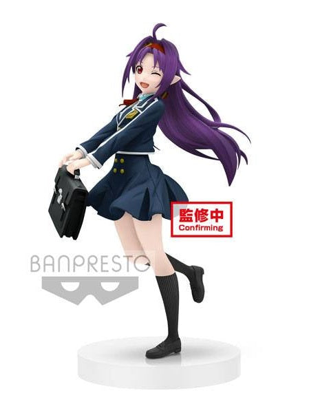 SWORD ART ONLINE - EXQ FIGURE - YUUKI SURVIVOR SCHOOL UNIFORM VER. COMO NUEVA PREVENTA 3-4 SEM.