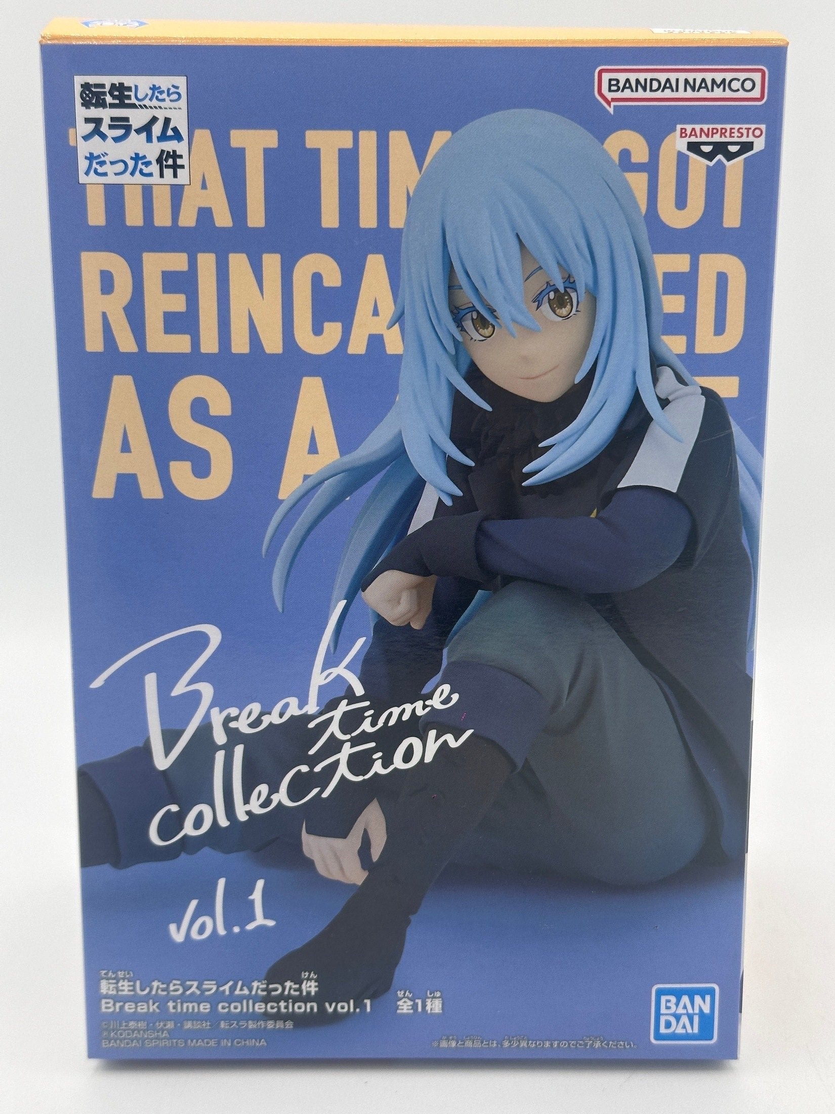 THAT TIME I GOT REINCARNATED AS A SLIME FIGURA RIMURU BREAK TIME COLLECTION VOL.1 COMO NUEVA
