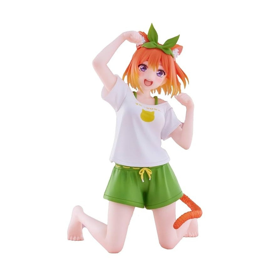 THE QUINTESSENTIAL QUINTUPLETS 2 FIGURA DESKTOP CUTE YOTSUBA NAKANO NEWLEY WRITTEN CAT ROOMWEAR VER. PRECINTADA PREVENTA 3-4 sem.