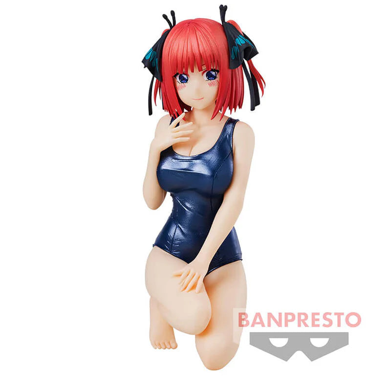 THE QUINTESSENTIAL QUINTUPLETS NAKANO NINO VERSIÓN ESTILO ESCOLAR CELESTIAL VIVI COMO NUEVA STOCK JAPÓN 5-6 sem.
