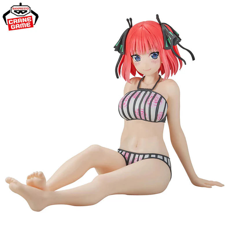 THE QUINTESSENTIAL QUINTUPLETS NAKANO NINO VERSIÓN EN TRAJE DE BAÑO CELESTIAL VIVI COMO NUEVA STOCK JAPÓN 5-6 sem.