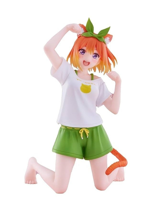 THE QUINTESSENTIAL QUINTUPLETS 2 FIGURA DESKTOP CUTE YOTSUBA NAKANO NEWLEY WRITTEN CAT ROOMWEAR VER. PRECINTADA STOCK JAPÓN 5-6 sem.