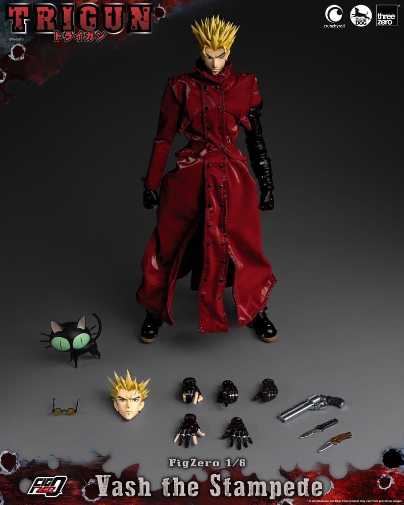 TRIGUN FIGURA FIGZERO 1/6 VASH THE STAMPEDE