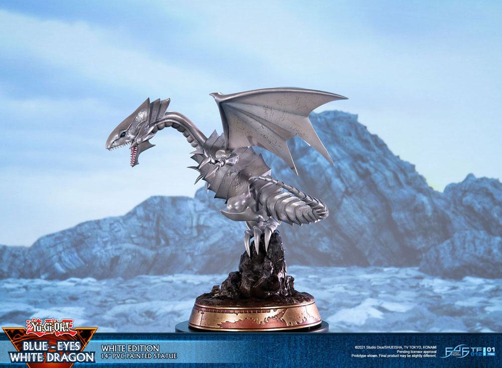 YU-GI-OH! ESTATUA PVC BLUE-EYES WHITE DRAGON WHITE EDITION