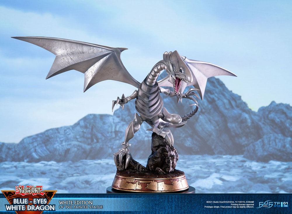 YU-GI-OH! ESTATUA PVC BLUE-EYES WHITE DRAGON WHITE EDITION