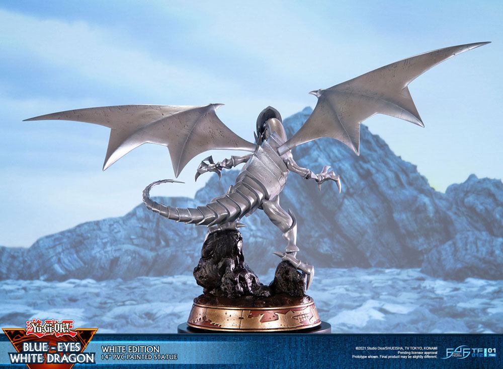 YU-GI-OH! ESTATUA PVC BLUE-EYES WHITE DRAGON WHITE EDITION