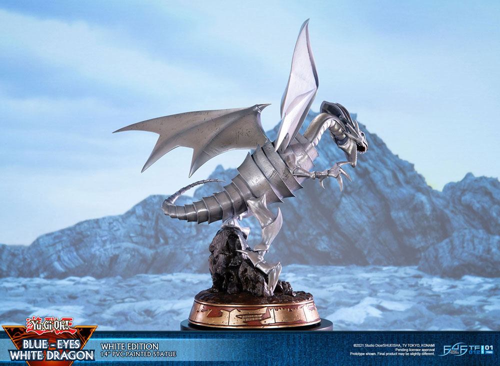 YU-GI-OH! ESTATUA PVC BLUE-EYES WHITE DRAGON WHITE EDITION
