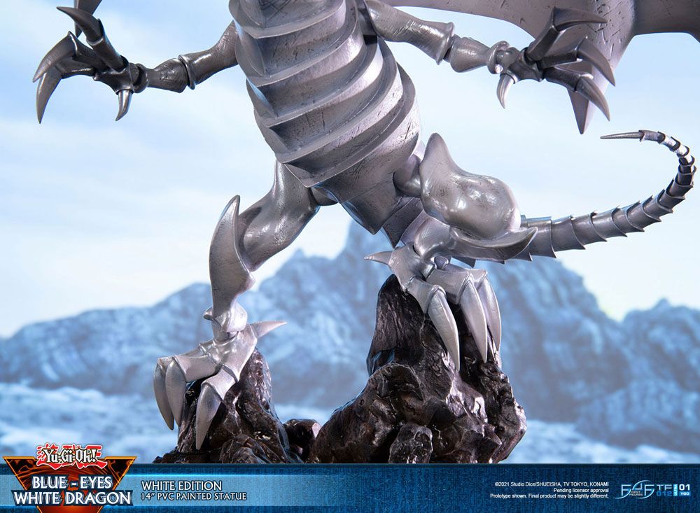 YU-GI-OH! ESTATUA PVC BLUE-EYES WHITE DRAGON WHITE EDITION