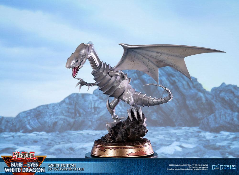 YU-GI-OH! ESTATUA PVC BLUE-EYES WHITE DRAGON WHITE EDITION