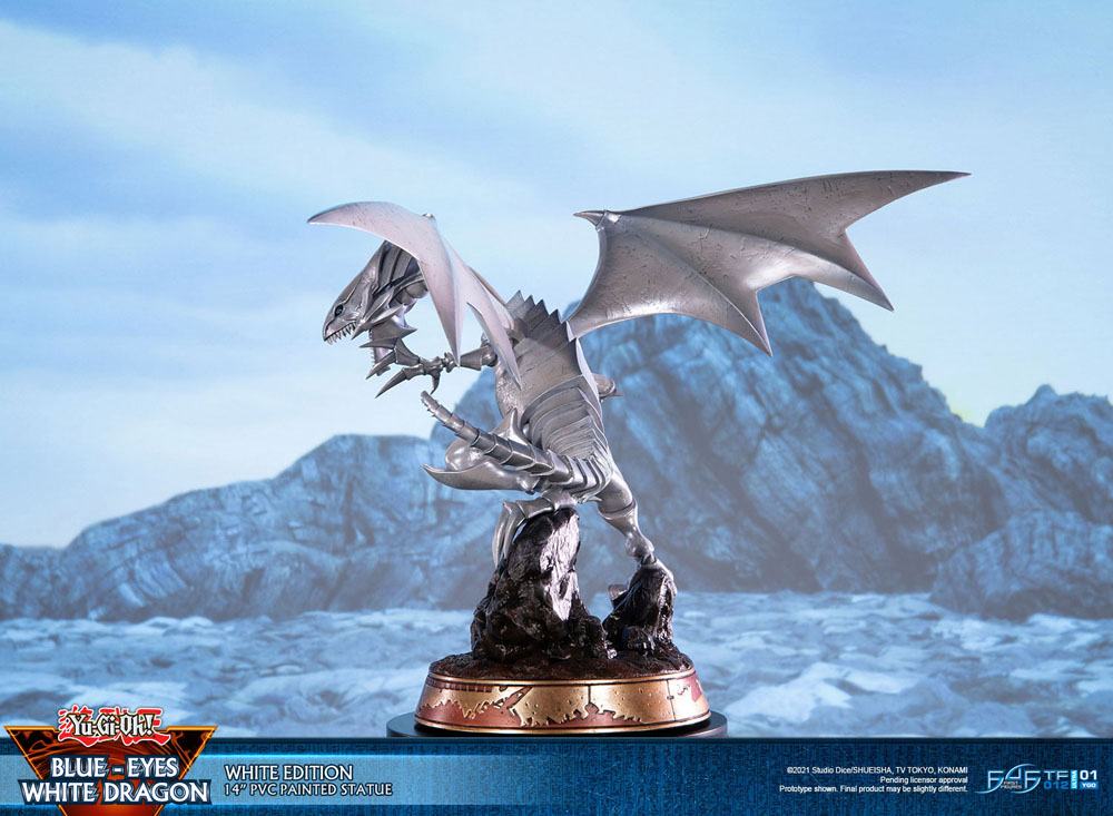 YU-GI-OH! ESTATUA PVC BLUE-EYES WHITE DRAGON WHITE EDITION