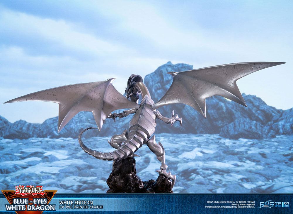 YU-GI-OH! ESTATUA PVC BLUE-EYES WHITE DRAGON WHITE EDITION