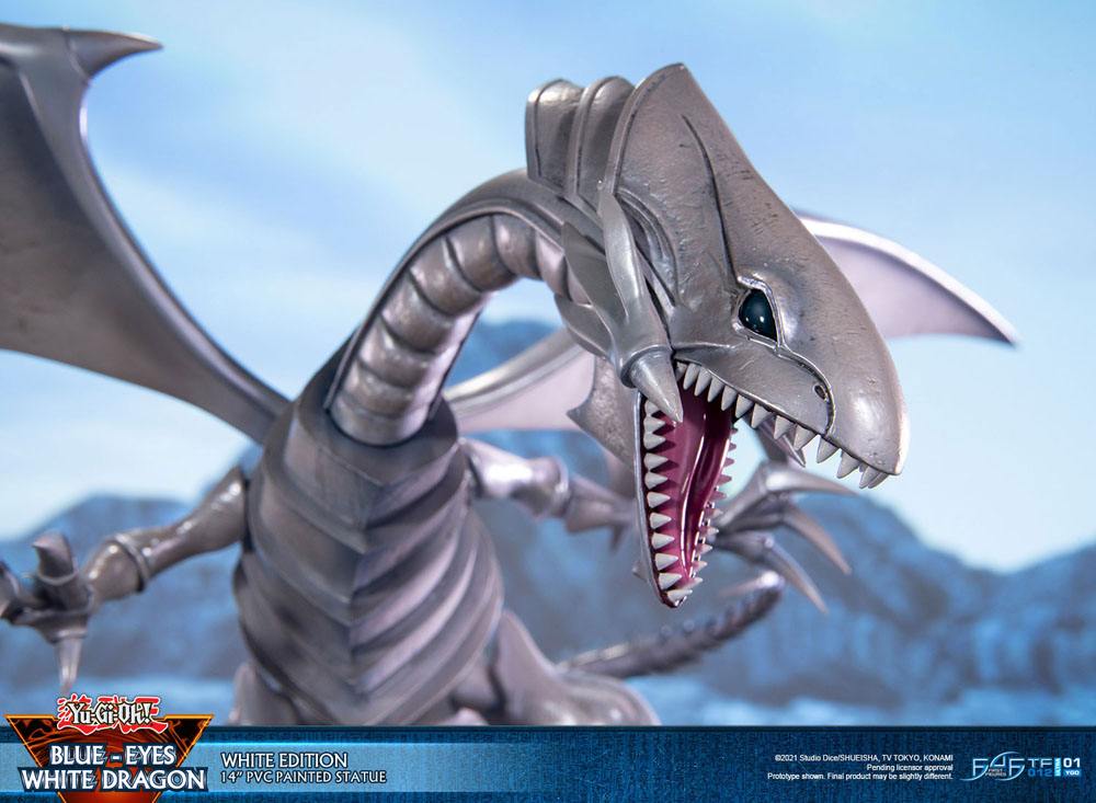 YU-GI-OH! ESTATUA PVC BLUE-EYES WHITE DRAGON WHITE EDITION