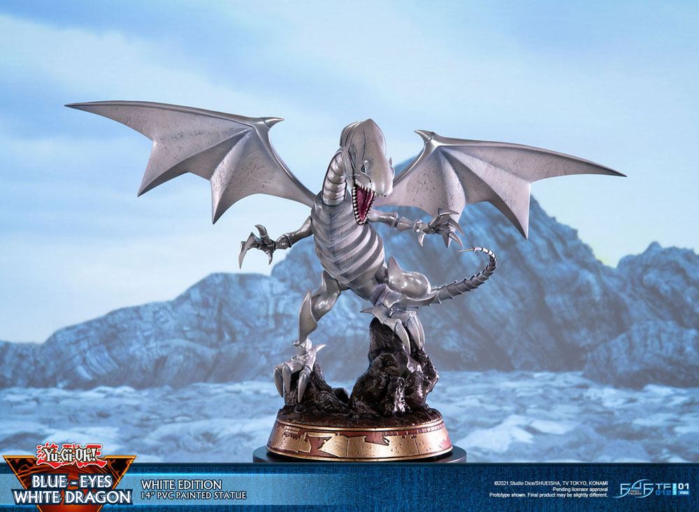 YU-GI-OH! ESTATUA PVC BLUE-EYES WHITE DRAGON WHITE EDITION