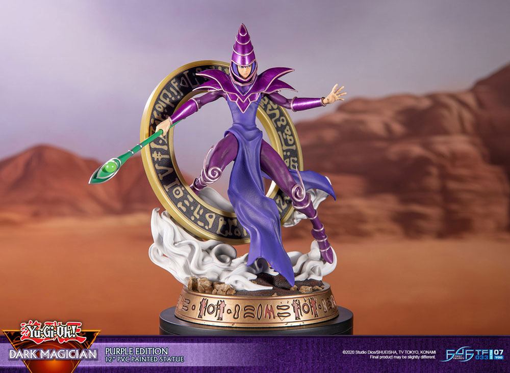 YU-GI-OH! ESTATUA PVC DARK MAGICIAN PURPLE VERSION