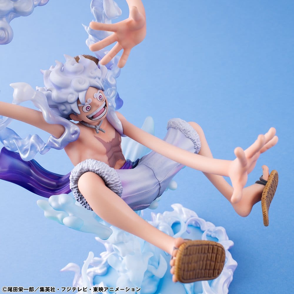ONE PIECE FIGURA PVC PORTRAIT.OF.PIRATES "EVOLUTIONARY HISTORY" MONKEY D. LUFFY "GEAR FIFTH"