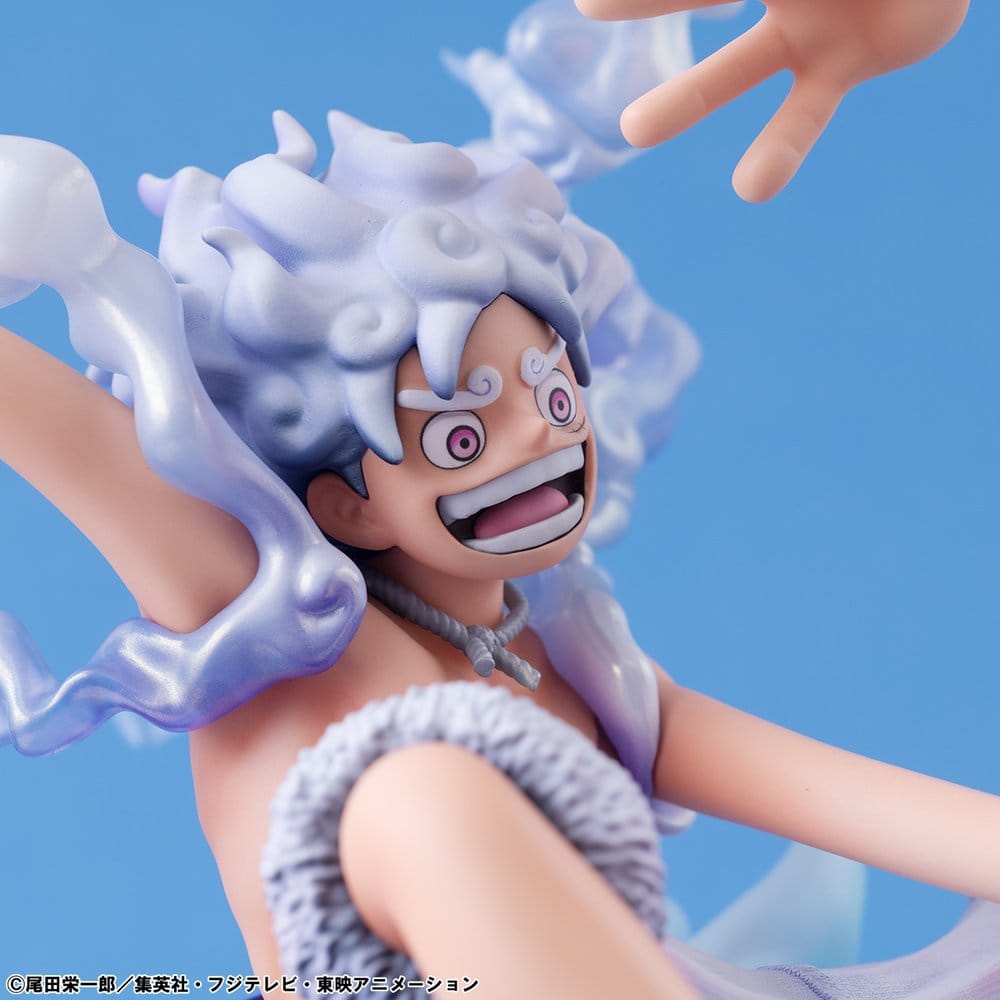 ONE PIECE FIGURA PVC PORTRAIT.OF.PIRATES "EVOLUTIONARY HISTORY" MONKEY D. LUFFY "GEAR FIFTH"