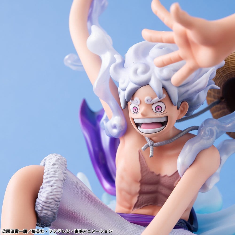 ONE PIECE FIGURA PVC PORTRAIT.OF.PIRATES "EVOLUTIONARY HISTORY" MONKEY D. LUFFY "GEAR FIFTH"