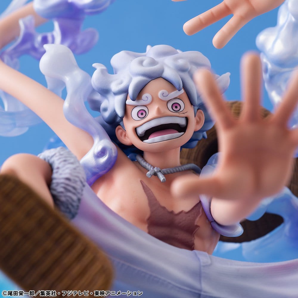 ONE PIECE FIGURA PVC PORTRAIT.OF.PIRATES "EVOLUTIONARY HISTORY" MONKEY D. LUFFY "GEAR FIFTH"
