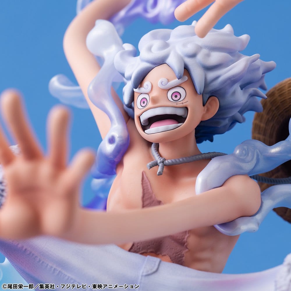ONE PIECE FIGURA PVC PORTRAIT.OF.PIRATES "EVOLUTIONARY HISTORY" MONKEY D. LUFFY "GEAR FIFTH"