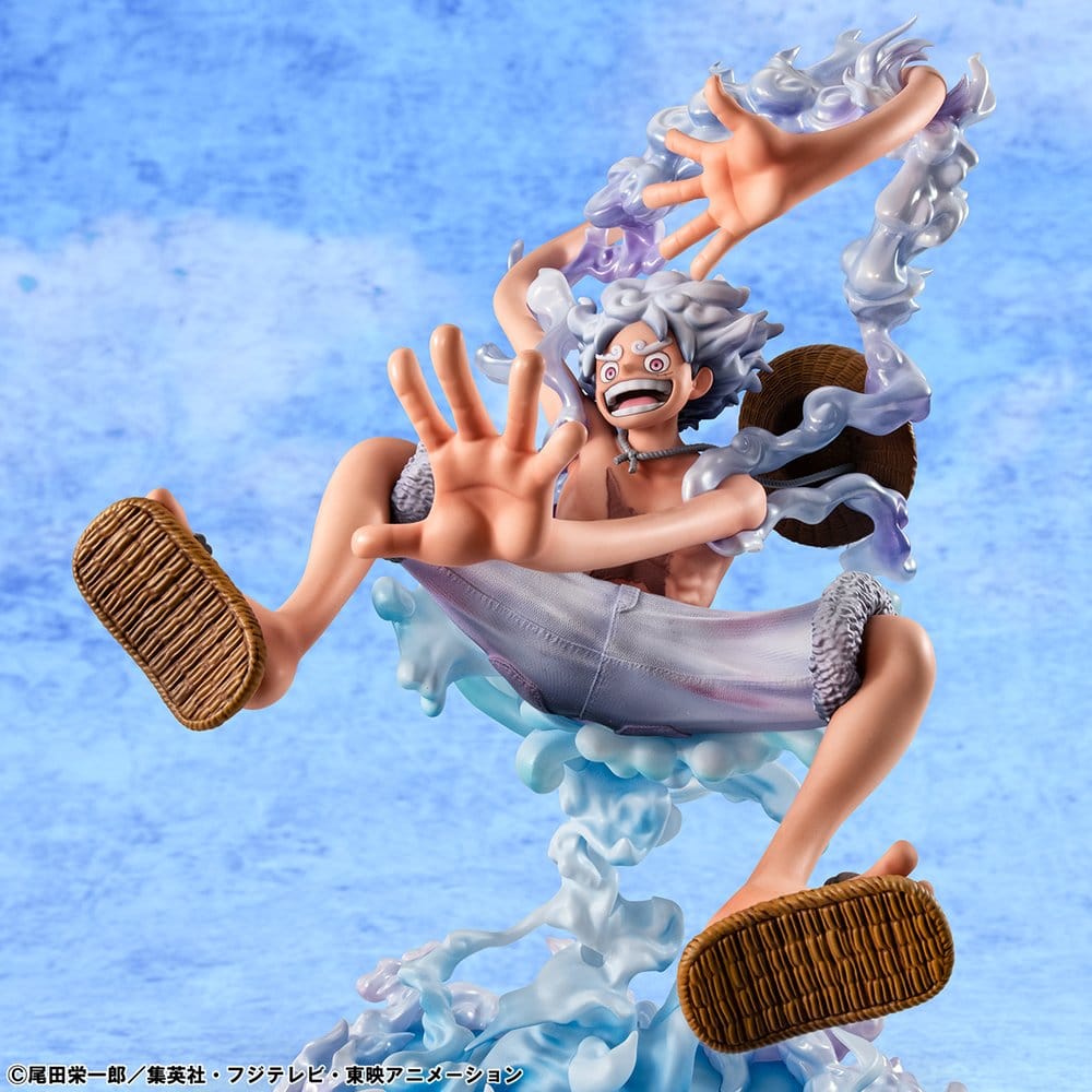 ONE PIECE FIGURA PVC PORTRAIT.OF.PIRATES "EVOLUTIONARY HISTORY" MONKEY D. LUFFY "GEAR FIFTH"
