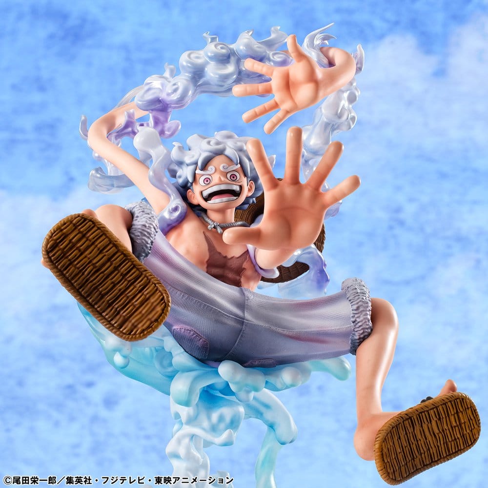 ONE PIECE FIGURA PVC PORTRAIT.OF.PIRATES "EVOLUTIONARY HISTORY" MONKEY D. LUFFY "GEAR FIFTH"