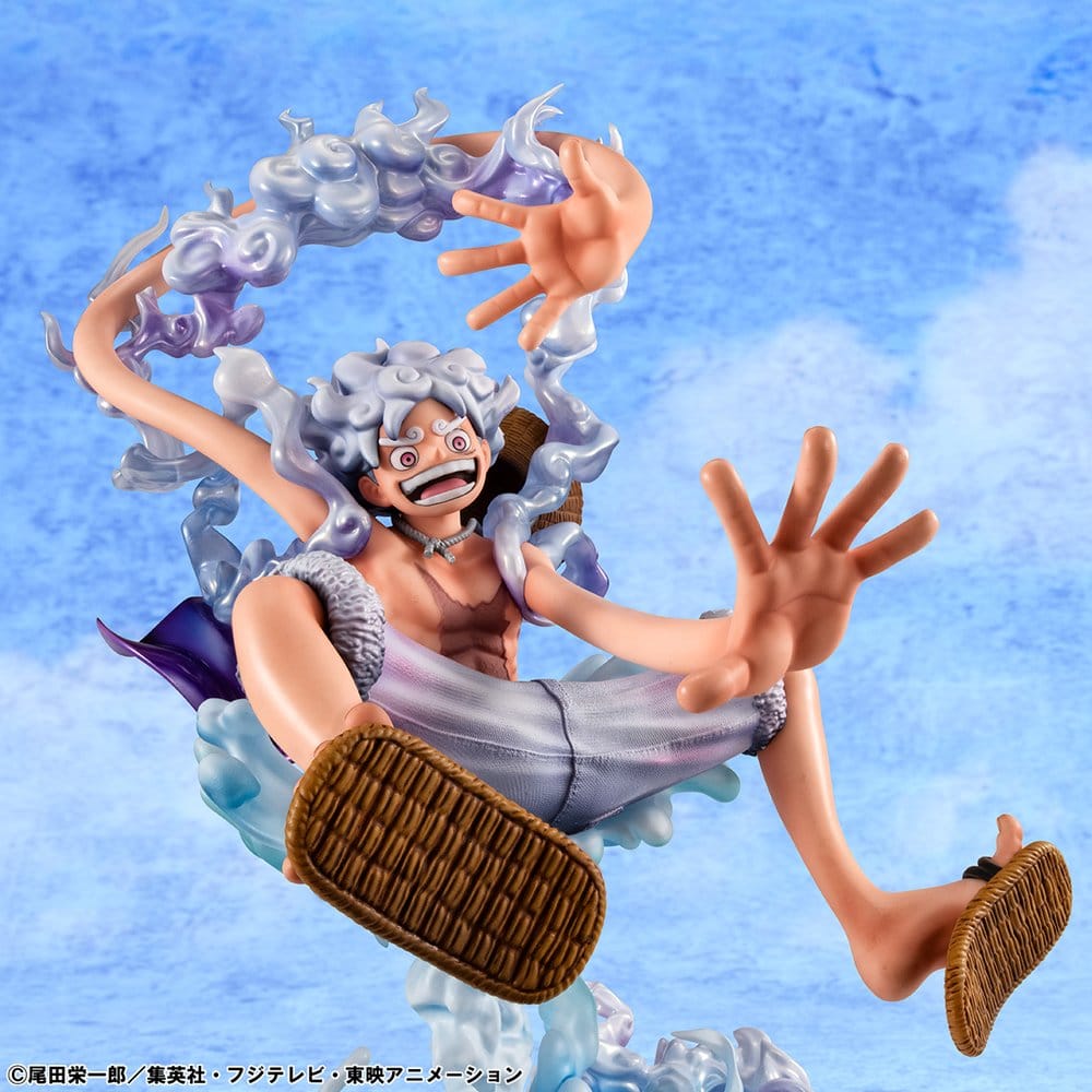 ONE PIECE FIGURA PVC PORTRAIT.OF.PIRATES "EVOLUTIONARY HISTORY" MONKEY D. LUFFY "GEAR FIFTH"