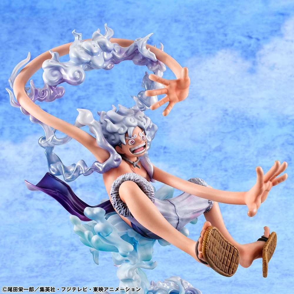 ONE PIECE FIGURA PVC PORTRAIT.OF.PIRATES "EVOLUTIONARY HISTORY" MONKEY D. LUFFY "GEAR FIFTH"