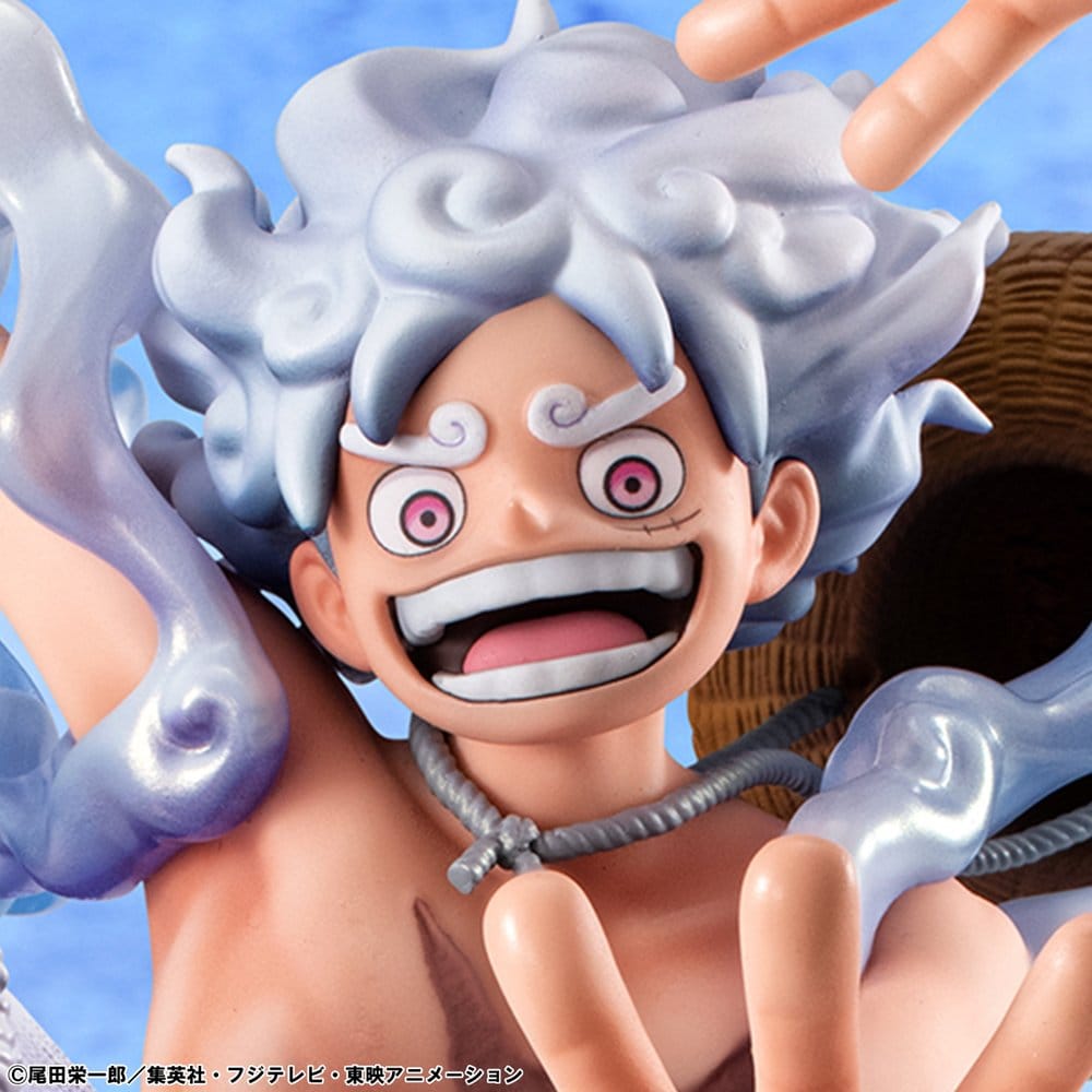 ONE PIECE FIGURA PVC PORTRAIT.OF.PIRATES "EVOLUTIONARY HISTORY" MONKEY D. LUFFY "GEAR FIFTH"