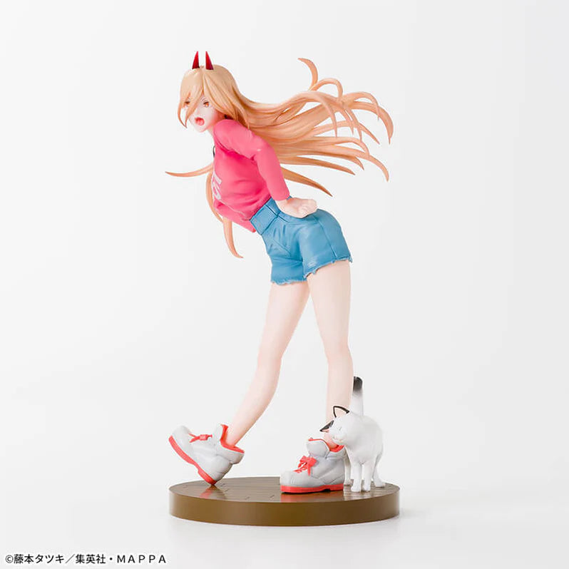 FIGURA CHAINSAW MAN POWER LUMINASTA COMO NUEVA