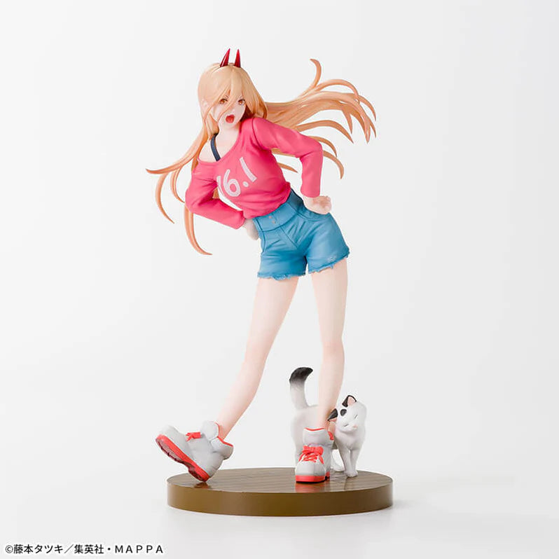 FIGURA CHAINSAW MAN POWER LUMINASTA COMO NUEVA