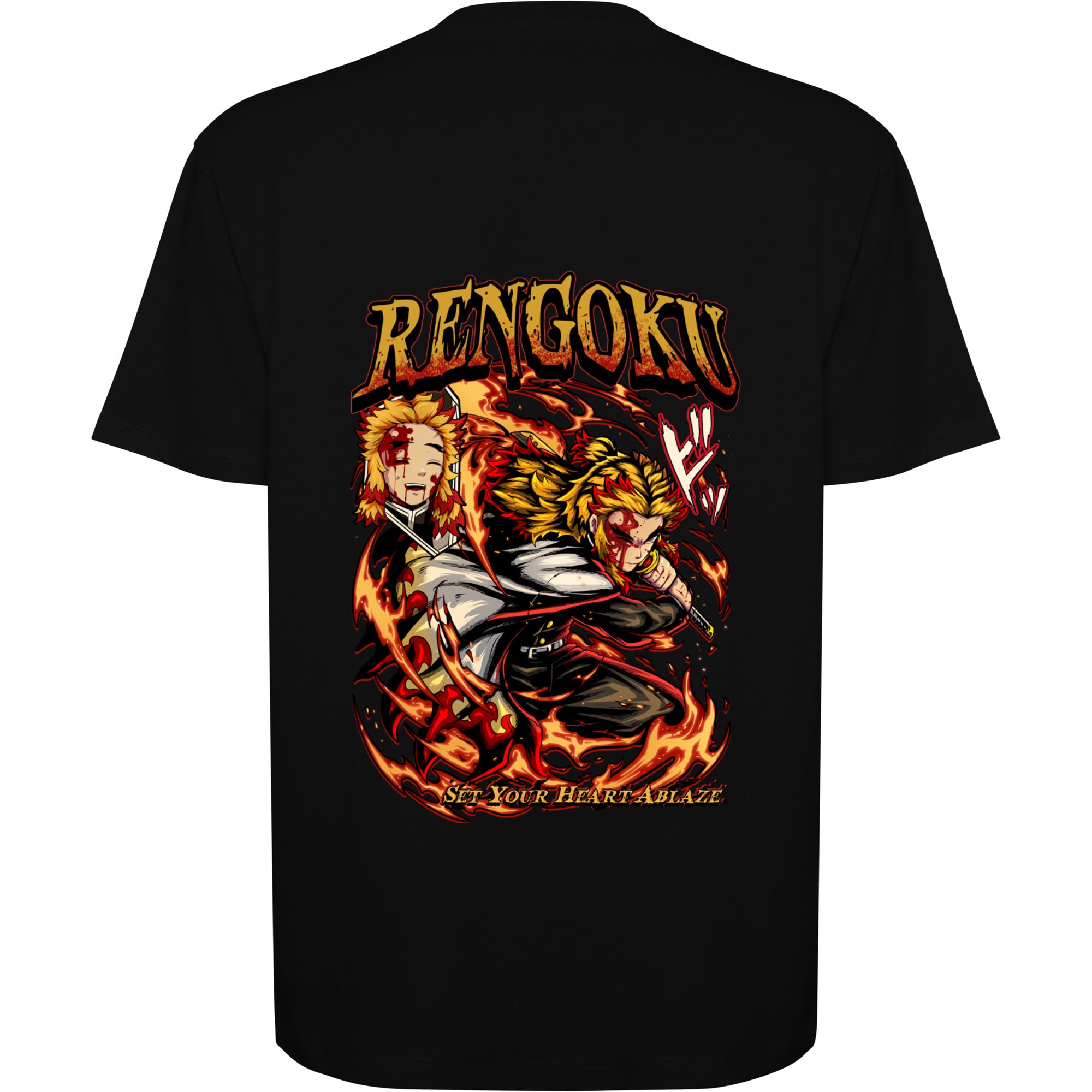 KIMETSU NO YAIBA CAMISETA RENGOKU OTAKU VILLAGE BULL CA6560