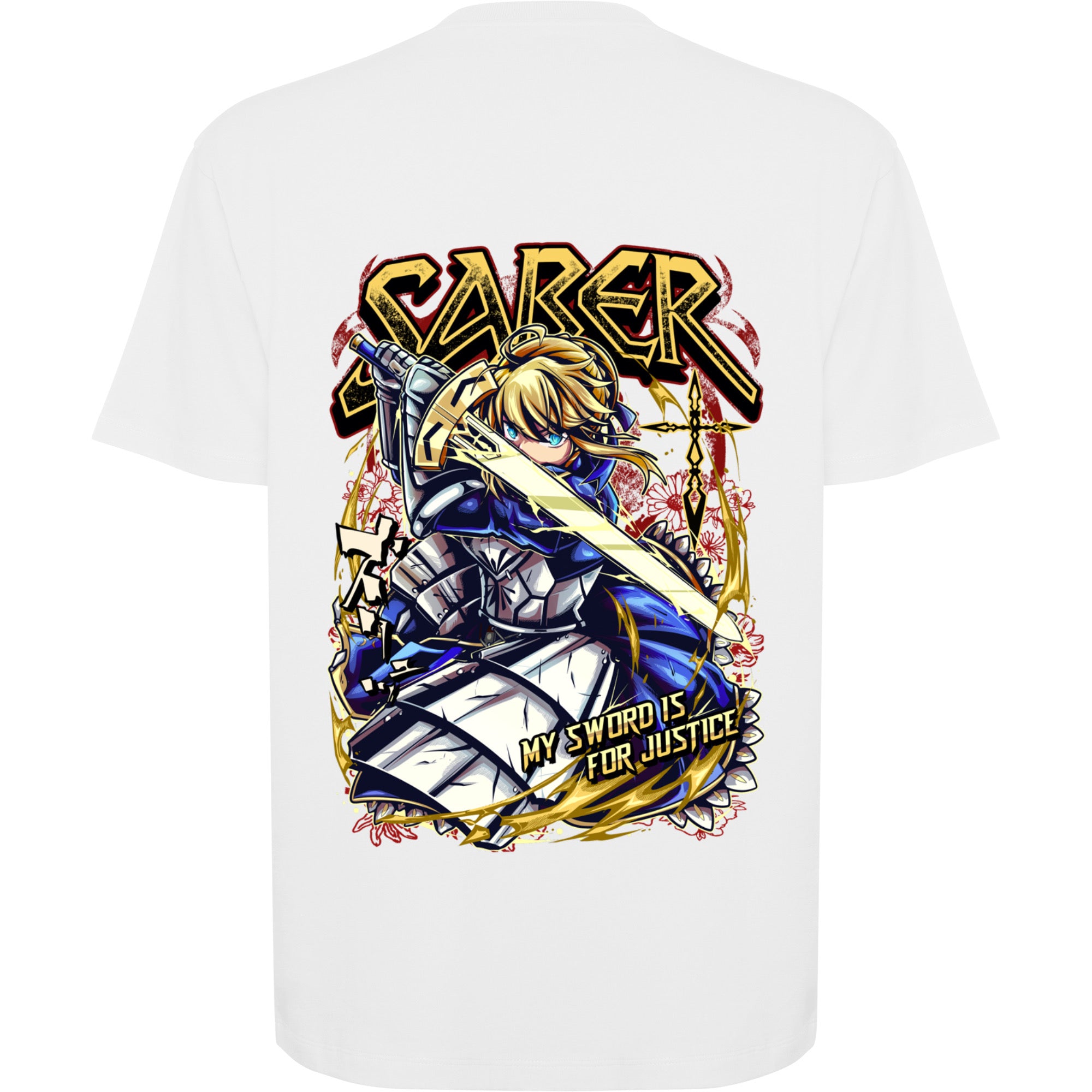 FATE STAY NIGHT CAMISETA SABER ARTORIA PENDRAGON OTAKU VILLAGE BULL CA6560