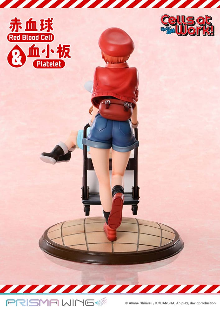 CELLS AT WORK ESTATUA PVC RED BLOOD CELL & PLATELET